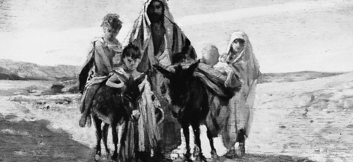 Stefano - famiglia araba in viaggio, Gallerie degli Uffizi, Galleria d’arte moderna, Firenze